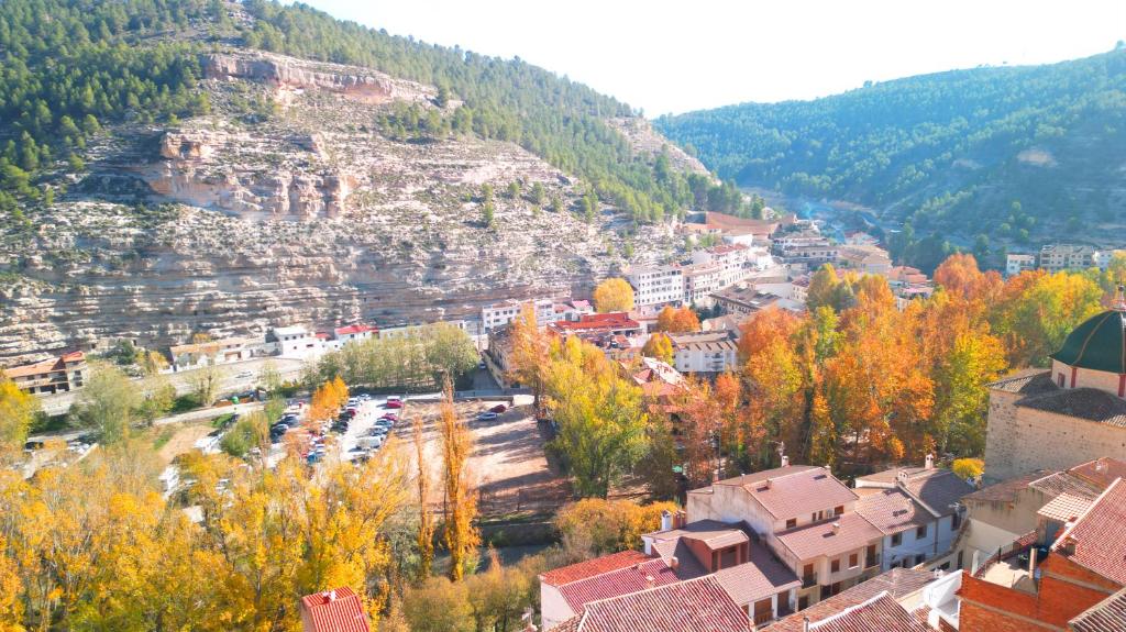 Vista desde el Estudio/Apartamento Toni hacia el entorno de Alcalá del Júcar
